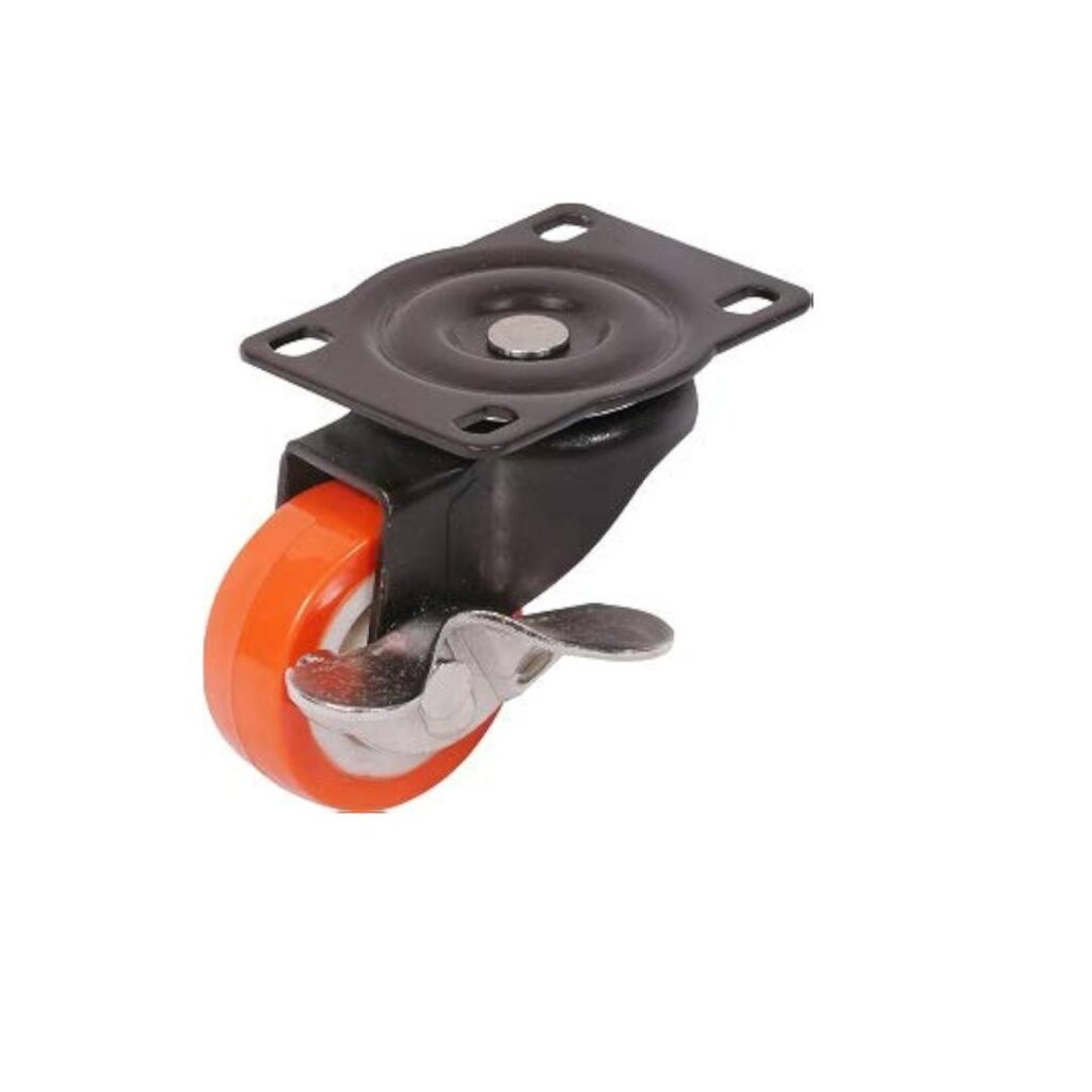 Puff caster wheel (plate & break)